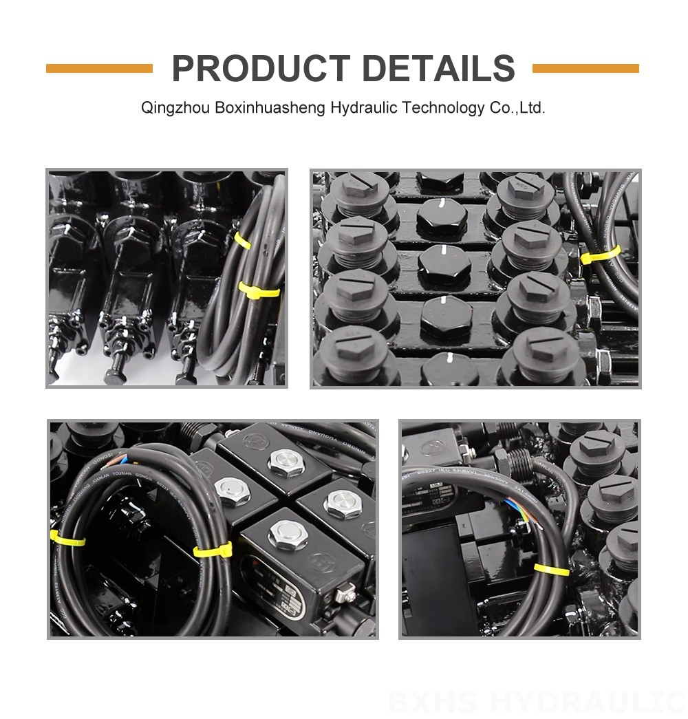 DCV150-10-NPT Manual and Electro-hydraulic 10 Spool Sectional Directional Valve detailed image